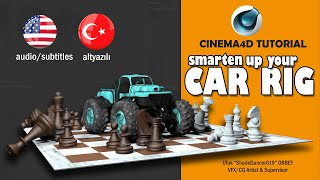 Cinema 4D Tutorial - Smarten Up Your Car Rigs