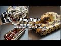 Takom 1/35 King Tiger Henschel Turret w/Zimmerit & Full Interior 조립과 도색 풀영상 #554