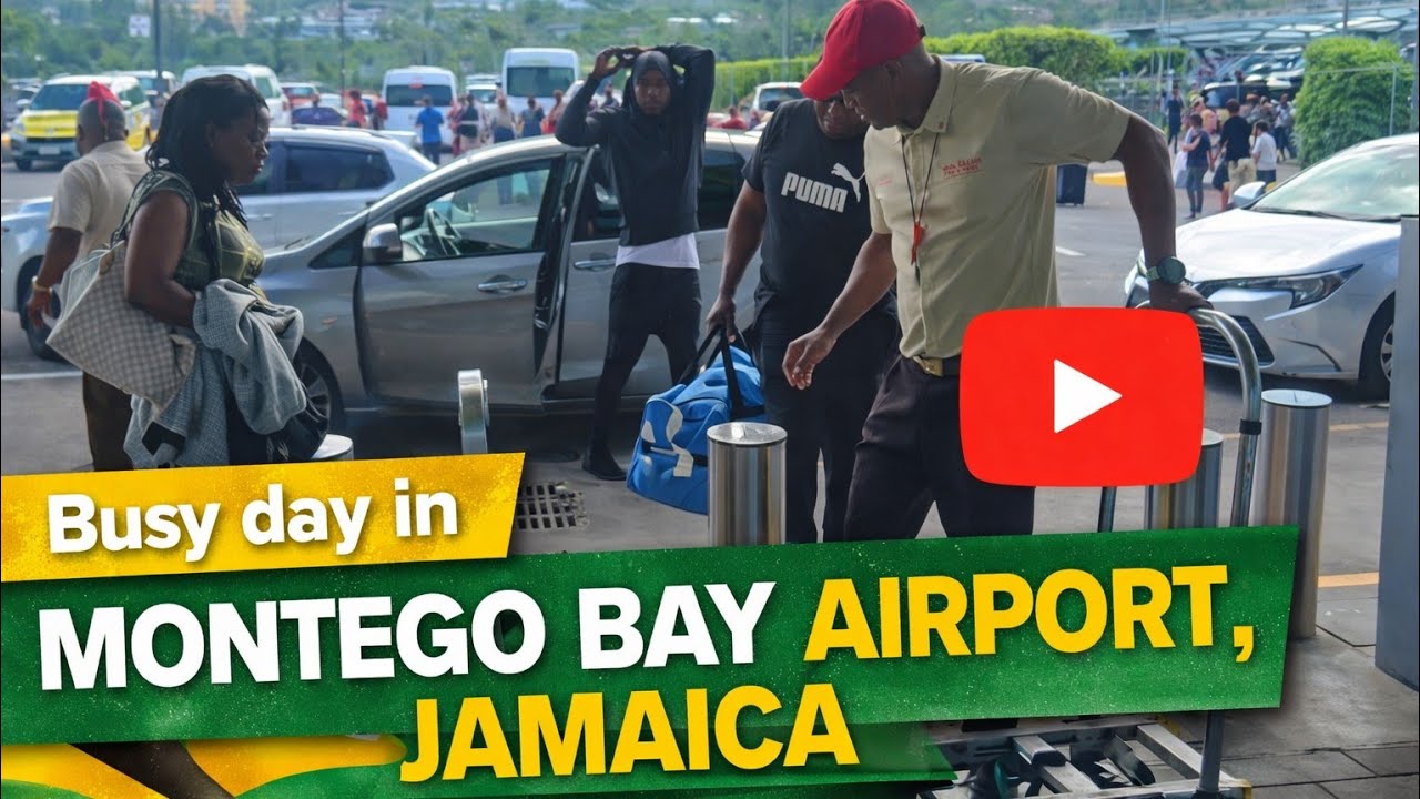 Еще один напряженный день в аэропорту Монтего-Бей на Ямайке.