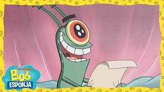 Bob Esponja | Plankton Entra na Concha de Gary! | Bob Esponja em Português