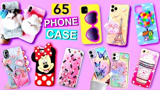 65 DIY - PHONE CASE IDEAS YOU SHOULD DEFINITELY TRY - PHONE CASE LIFE HACKS by GIRL CRAFTS