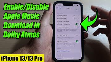 iPhone 13/13 Pro: How to Enable/Disable Apple Music Download in Dolby Atmos