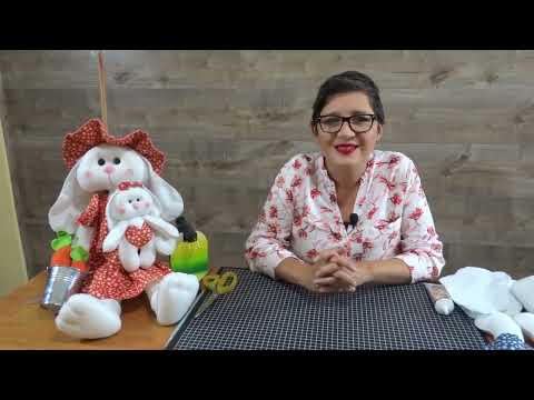 Conejita con sombrero. Parte 1. Yasna Pino. Casa Puchinni. Incluye moldes.