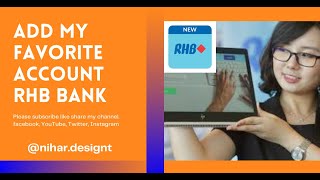 RHB online।। how to make other account my favorite