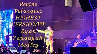 Regine Velasquez  Highest version of Ryan Cayabyab medley | The Songbird Live in Doha