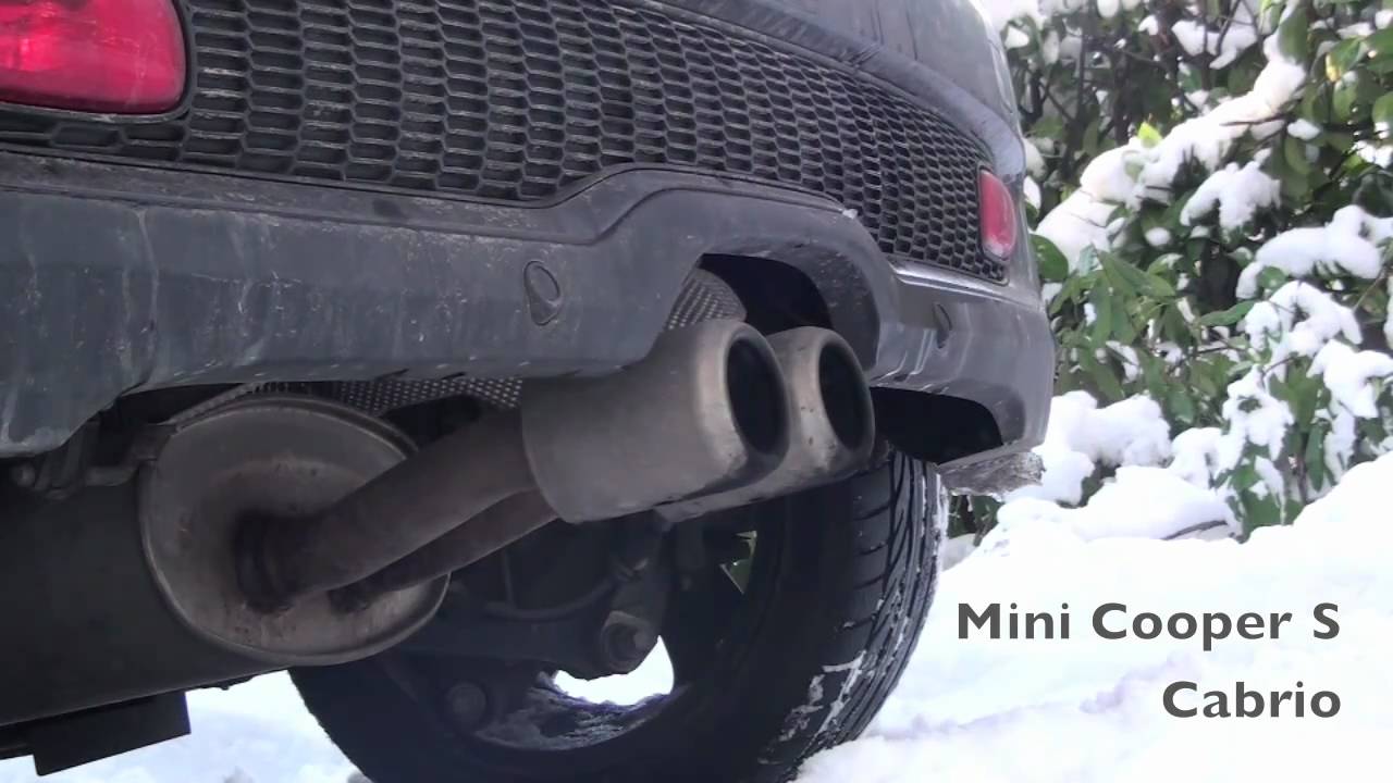 Mini Cooper S Cabrio R56 sound !! - YouTube