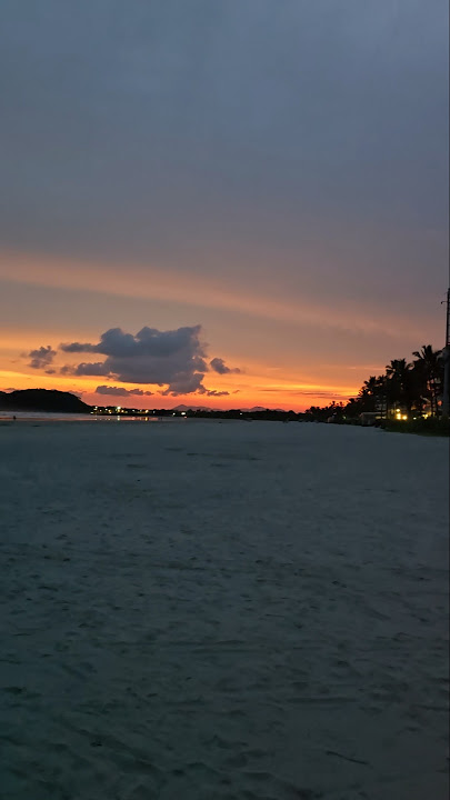 Você curti praia ao entardecer?