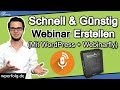 Wordpress Webinar (Deutsch): Simples Webinarfly Plugin / Software Tutorial | Schnell & Günstig 2025