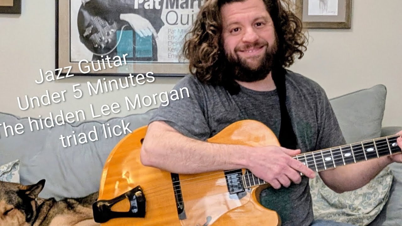 Игра на джазовой гитаре менее чем за 5 минут | Скрытый трезвучный рифф Ли Моргана