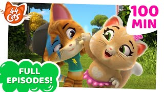 44 Cats | 8 FULL EPISODES! 😺 Buffycats: cat-tastic Friends! 🌈🤗