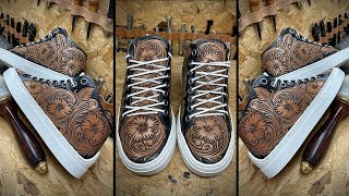 Have any of you tried the Tandy Leather Sneaker kit? If so, could you  convert something like that into a boot? : r/Leathercraft