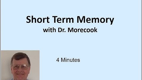 Chapter 5 Short Term Memory Effects