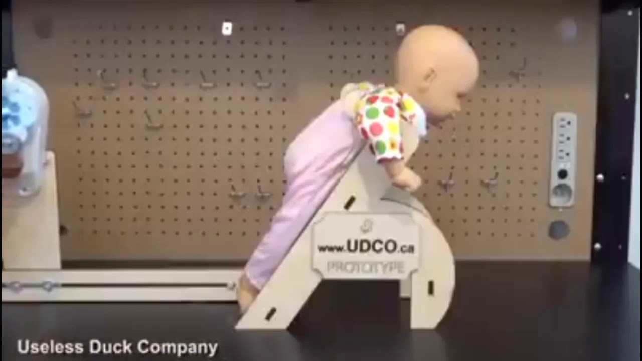 The burp baby button - YouTube