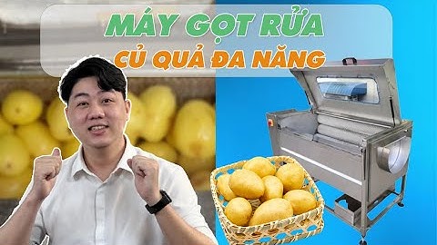 BÁO GIÁ MÁY GỌT - RỬA RAU CỦ ĐA NĂNG | Máy gọt vỏ KHOAI TÂY, CÀ RỐT,... SIÊU TIỆN DỤNG