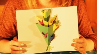 Pop-Up Flowers Greeting Card Tutorial  - Happy Birthday, Happy Easter, Happy Mothers Day Cardmaking