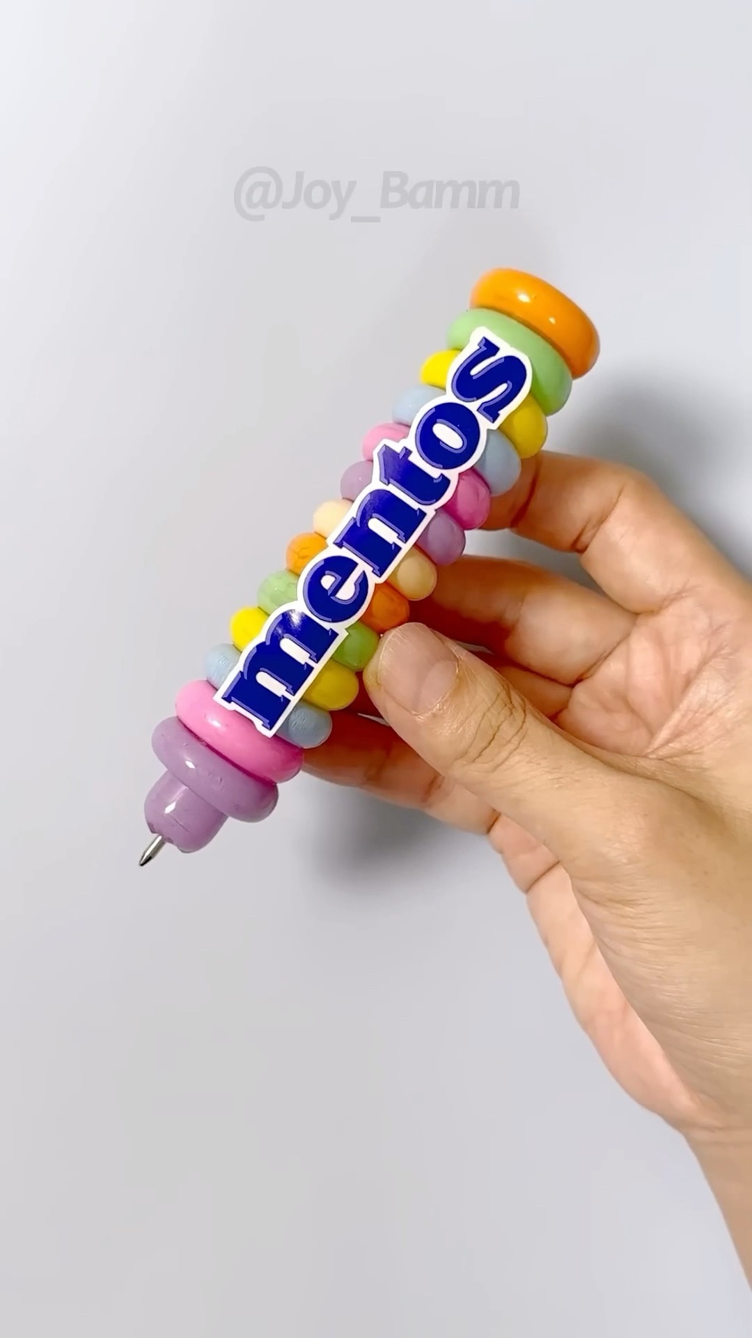 ⏪⏪⏪Reverse Play?️Mentos Ballpoint Squishy DIY with Nano Tape!