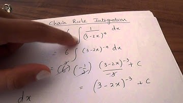 Chain Rule Integration - A2 Maths , C4
