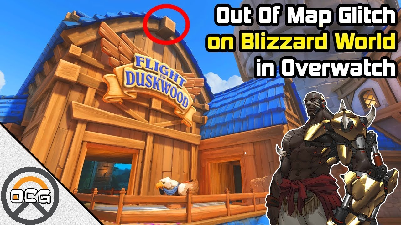 Ocg Glitch Out Of Map On Blizzard World In Overwatch Youtube