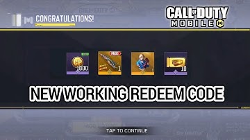 *NEW* GLOBAL WORKING REDEEM CODE CODM 2025 | COD MOBILE NEW REDEEM CODE CALL OF DUTY MOBILE 2025