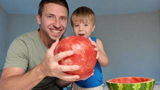 Turning a Watermelon Into a Perfect Ball