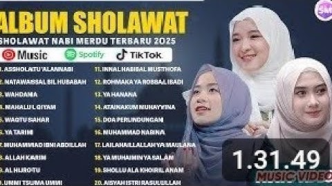SHOLAWAT MERDU NISSA SABYAN, AI KHODIJAH, ALFINA NINDIYANI FULL ALBUM 2025 | SHOLAWAT NABI TERBARU