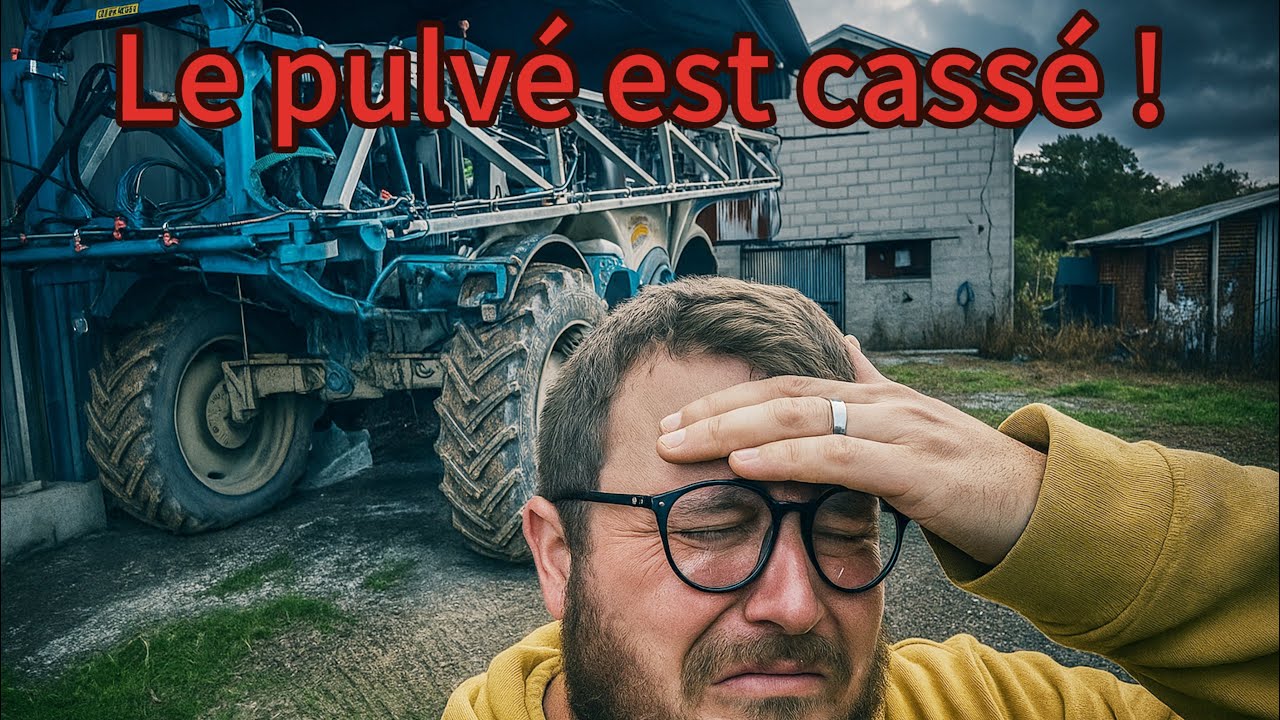 J’ai encore cassé mon pulvé ! 🌾🌾🚜🚜