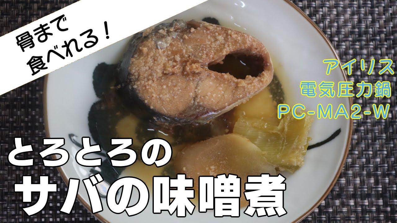 サバ の 味噌 煮 圧力 鍋