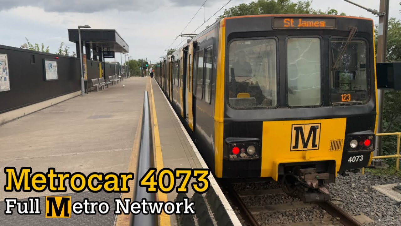 Tyne and Wear Metro | Metrocar 4073 Full Metro Network Journey