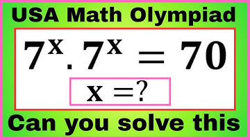 USA | A Very Interesting Exponential Algebra Problem | Math Olympiad | Can you solve this?