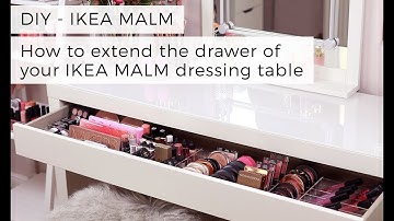DIY - Extend the drawer of your IKEA MALM dressing table