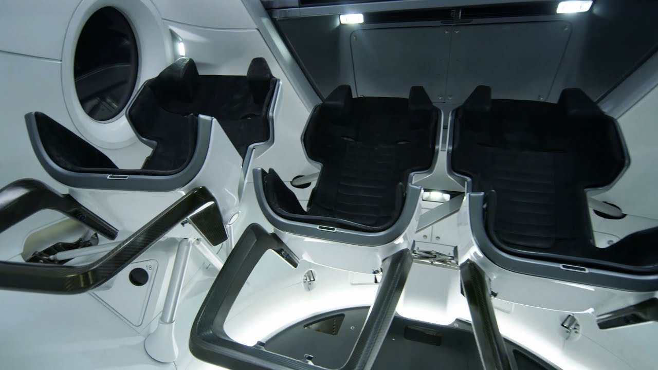 Inside The Spacex Crew Dragon Spacecraft