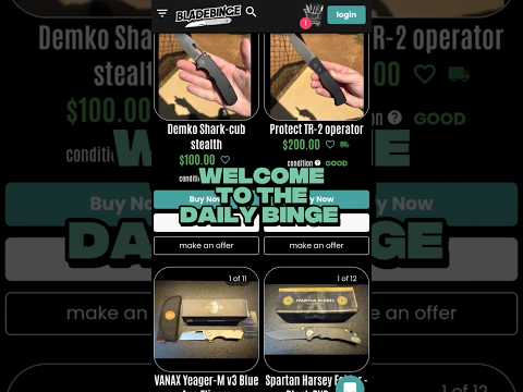 Daily Binge | Spyderco Knives, Kubey Knives, Zero Tolerance Knives, We Knives, and more!