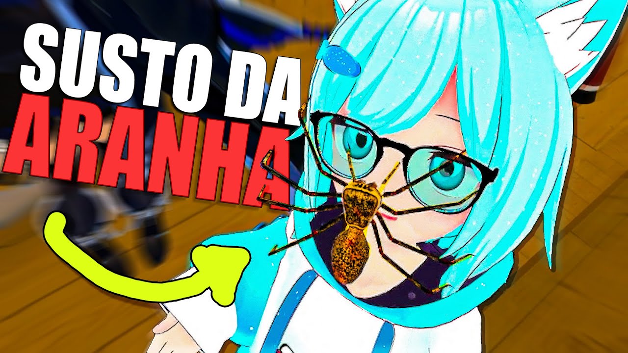 Botando uma Aranha na cara das pessoas no Vrchat
