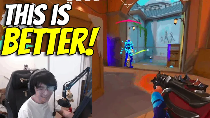 SEN TenZ on a Low vs High Sens in Valorant