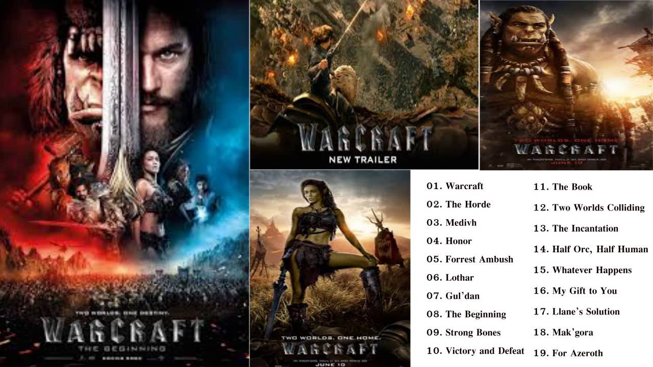 warcraft movie soundtrack 2016 tracklist release date youtube