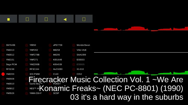 Firecracker Music Collection Vol. 1 (NEC PC-8801) - track 03 it's a hard way in the suburbs