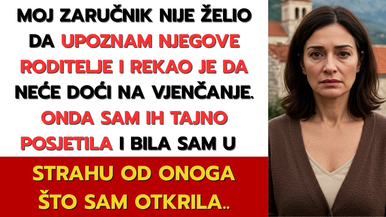 Zaručnik nije htio da upoznam njegove roditelje, rekao je da neće doći… pa sam ih potajno posjetila.