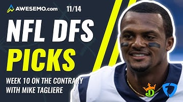 NFL DFS  PICKS WEEK 10: CONTRARIAN PICKS FROM WORLD