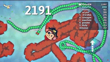 Snake.io🐍 Smitten Vs CAPTAIN GEORGE BEST Epic Gameplay #Snakeio #snakegame #iogame #gametok