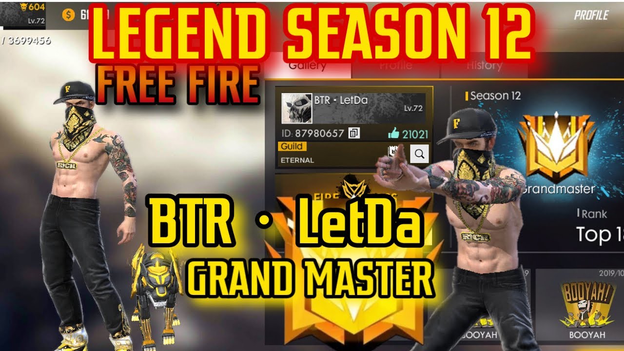 ROAD TO GRAND MASTER 24 JAM NON STOP I SEASON 12 FREE FIRE LETDA HYPER YouTube