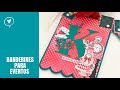 TUTORIAL: Cómo hacer banderines para un evento. Scrapbooking. Kora Projects