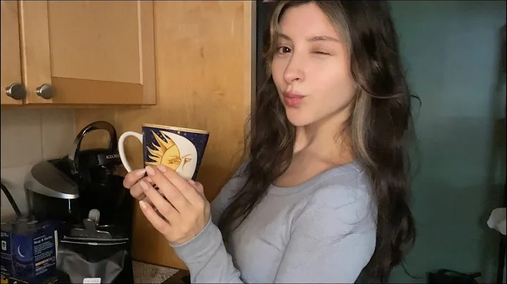 ASMR MAKING YOU COFFEE 3 ☕️☁️ lofi, whispers, coffee sounds ♡ honey almond milk latte ♡