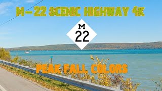 Peak Fall Colors On Michigan's Most Scenic Highway: M-22 4K.