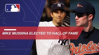 Watch Mussina's career highlights after HOF election