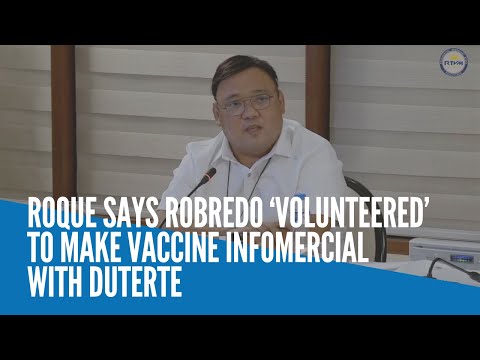 Roque says Robredo ‘volunteered’ to make vaccine infomercial with Duterte