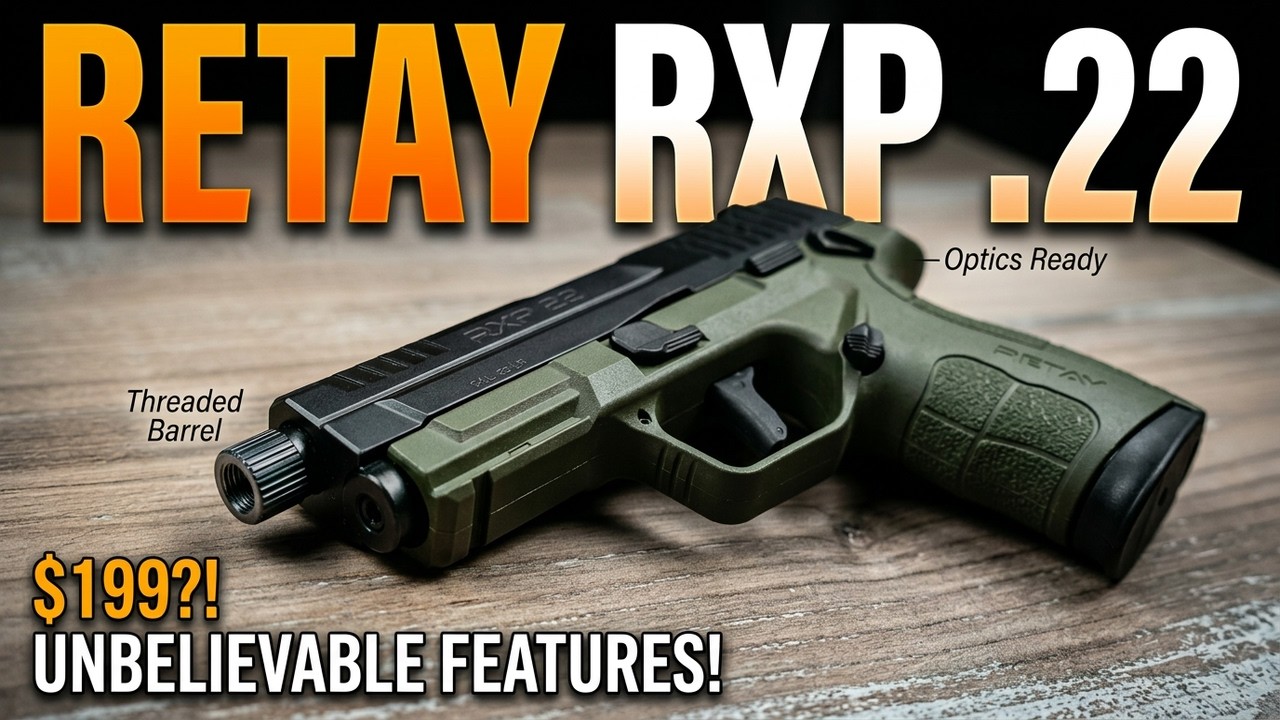 Retay RXP-22 .22 LR | Лучший бюджетный пистолет до 200 долларов?