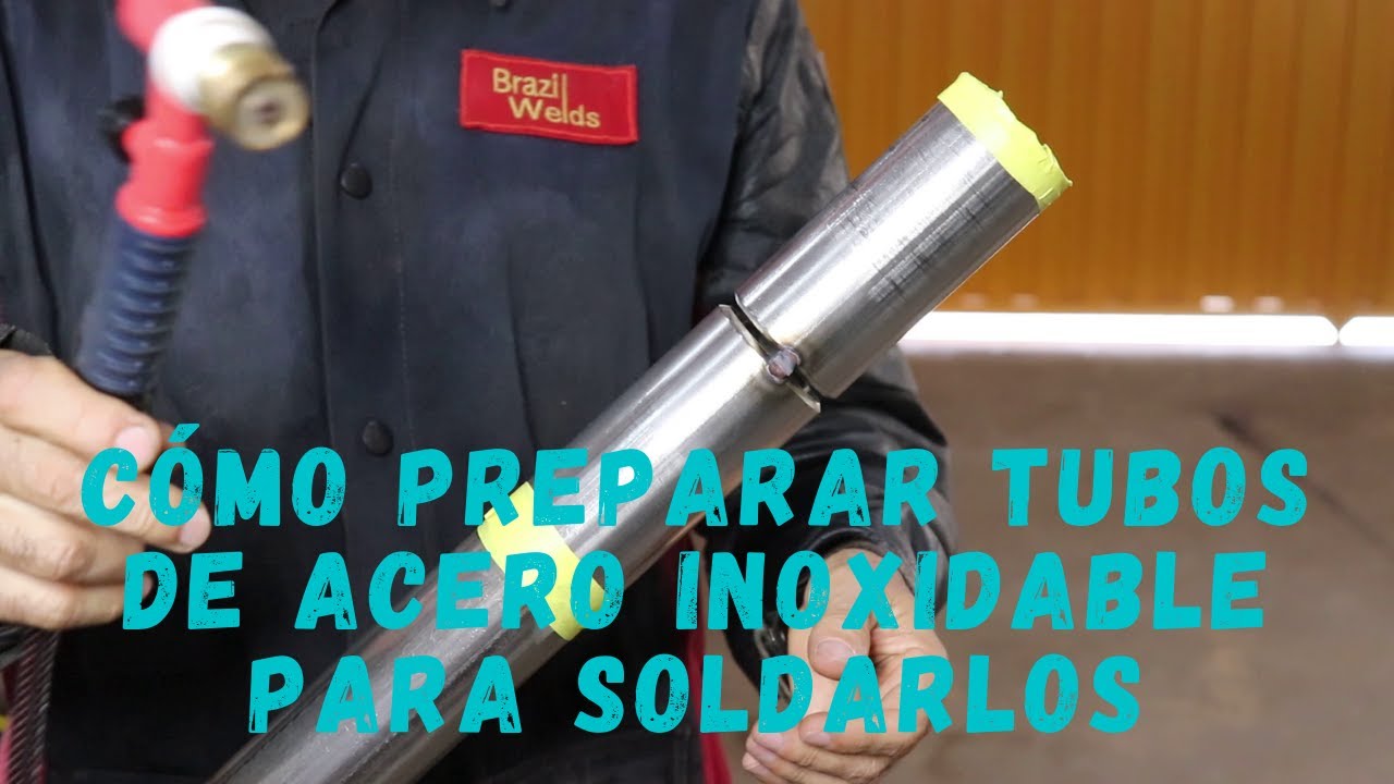 Soldadura TIG - Pos. AWS 6G / ISO HL045 - Tubo de acero Inox 304L Sch. 40 - PREPARACIÓN DE LOS TUBOS