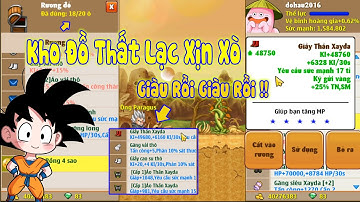 Ngọc Rồng Online - Bất Ngờ Mò Lại Được Kho Đồ  Víp Cất Giữ Bấy Lây Nay, Toàn Đồ Xịn Xò 7 Sever Lun !