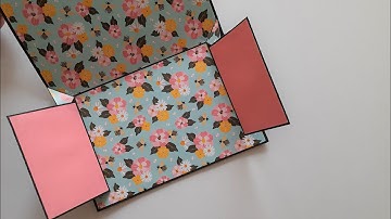 Double Pop Up flap Card Tutorial | Pop Up Card Ideas | Cards for Scrapbook