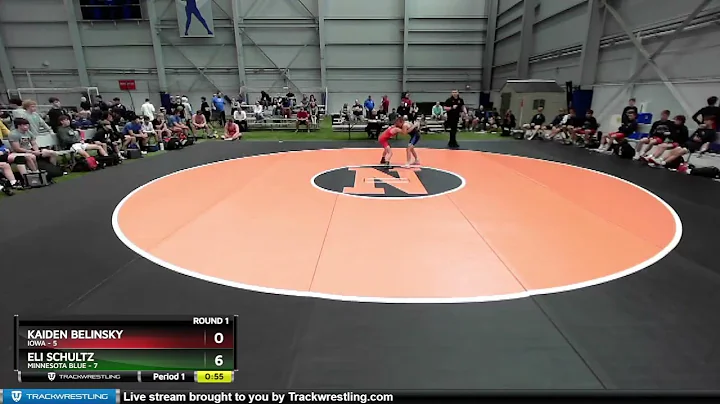 88 Lbs Round 1 (8 Team) - Kaiden Belinsky, Iowa Vs...